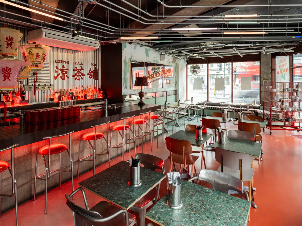 London Hong Kong-Style Canteen Furniture Project — 2