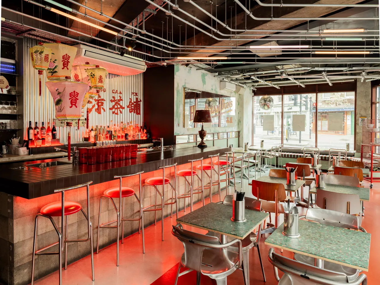 London Hong Kong-Style Canteen Furniture Project — 5