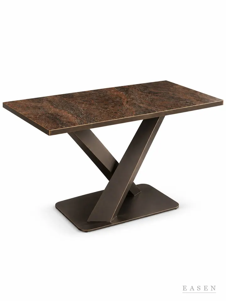 Dunhuang Bronze Cross Long Table — Hotel & Lounge Table