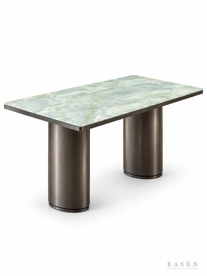 Celadon Twin Cylinder Long Table — Hotel & Lounge Table
