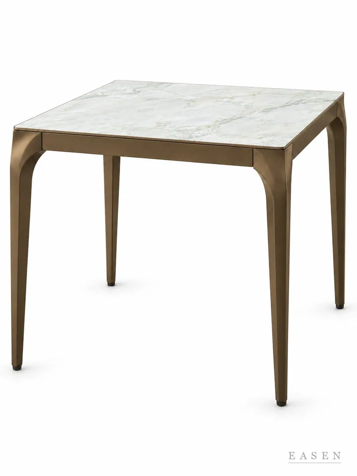 Ice Curved Leg Square Table — Hotel & Lounge Table