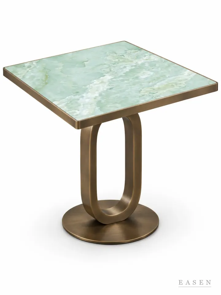 Celadon Arc Ring Square Table — Hotel & Lounge Table