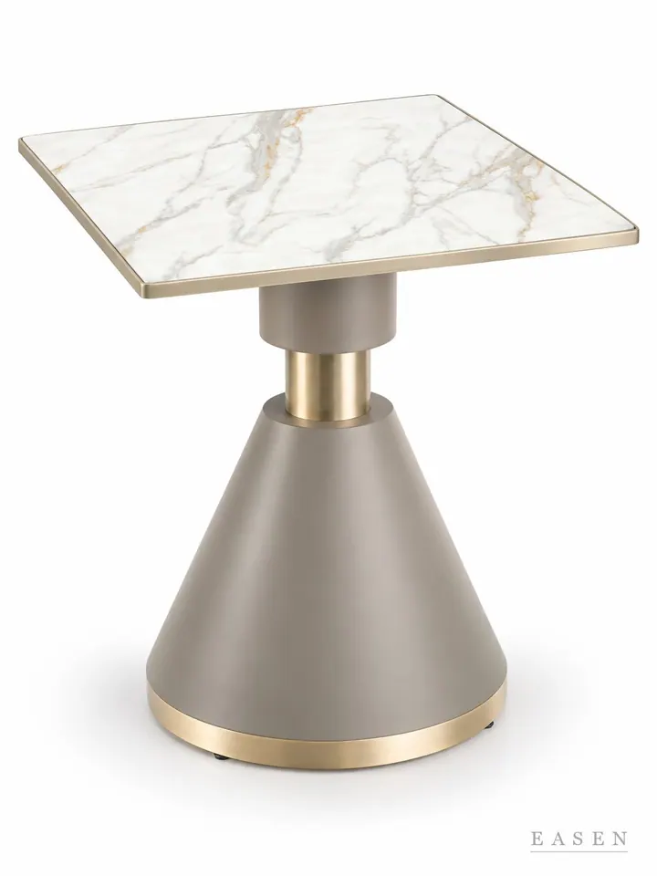 Paestum Layered Taper Square Table — Hotel & Lounge Table