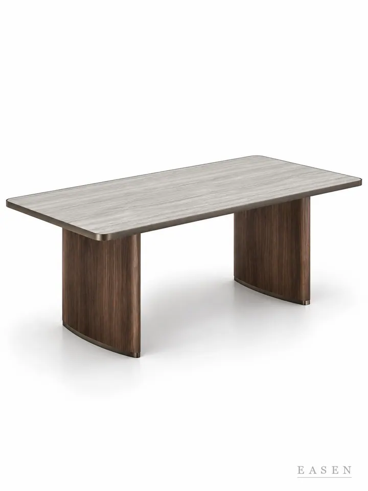 Layered Twin Screen Long Table — Hotel & Lounge Table