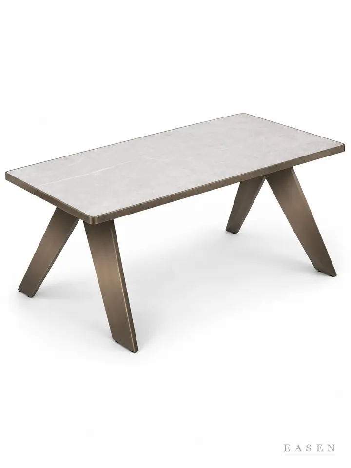 Mist Splayed Leg Long Table — Hotel & Lounge Table