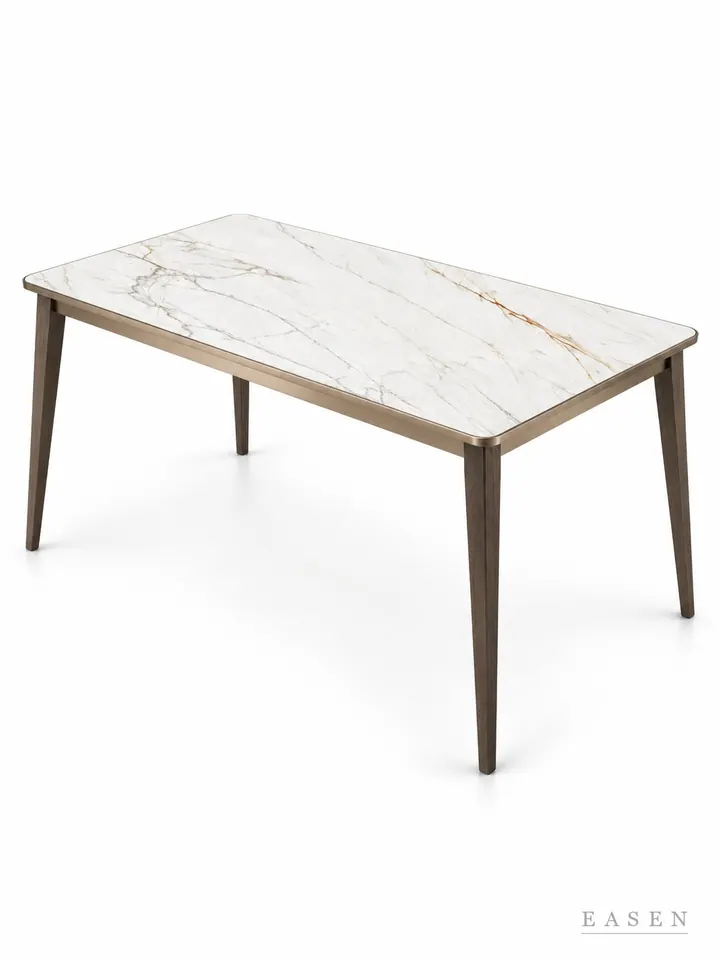 Golden Slim Leg Long Table — Hotel & Lounge Table