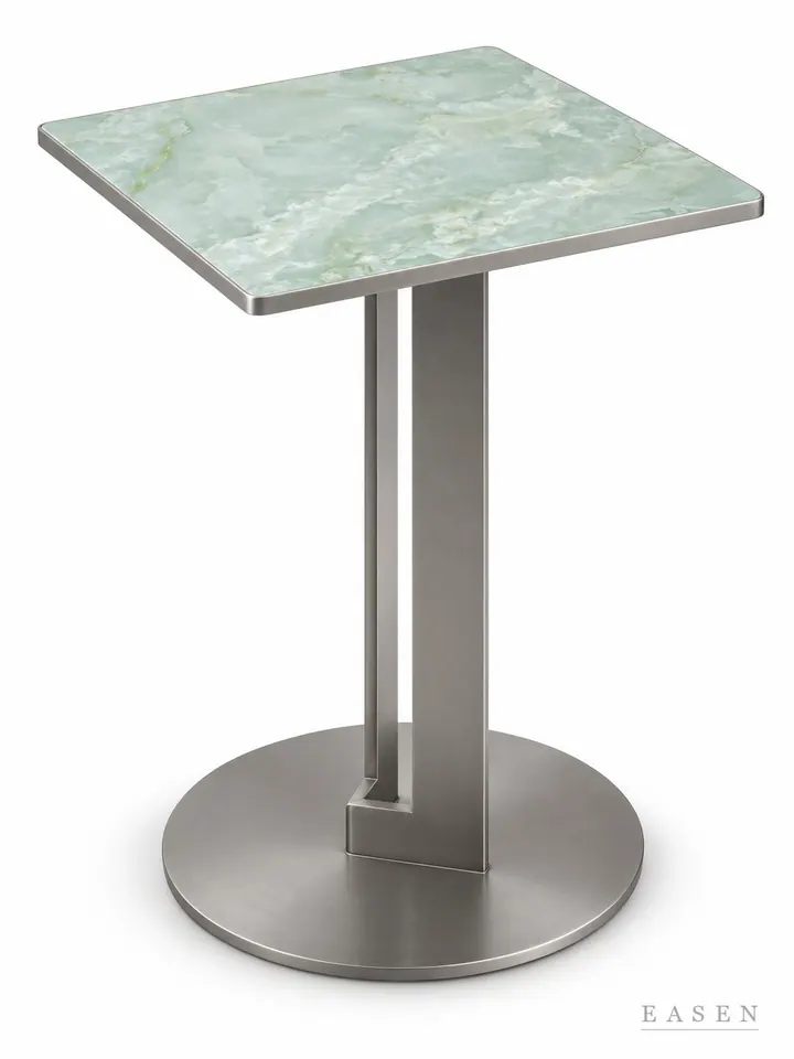 Celadon Jade Panel Square Table — Hotel & Lounge Table