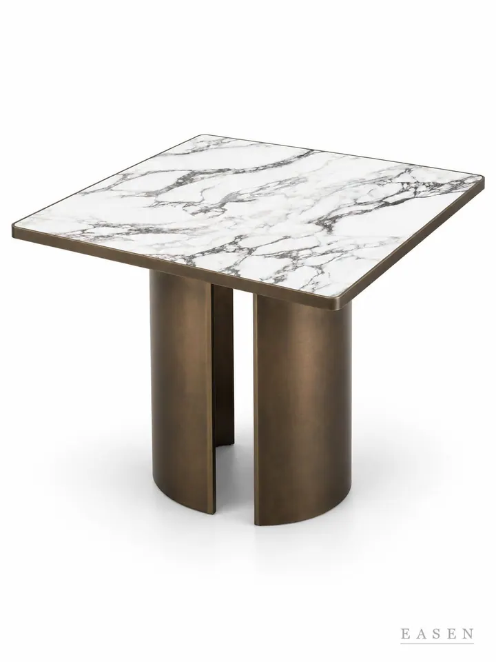 Grand Twin Arc Square Table — Hotel & Lounge Table