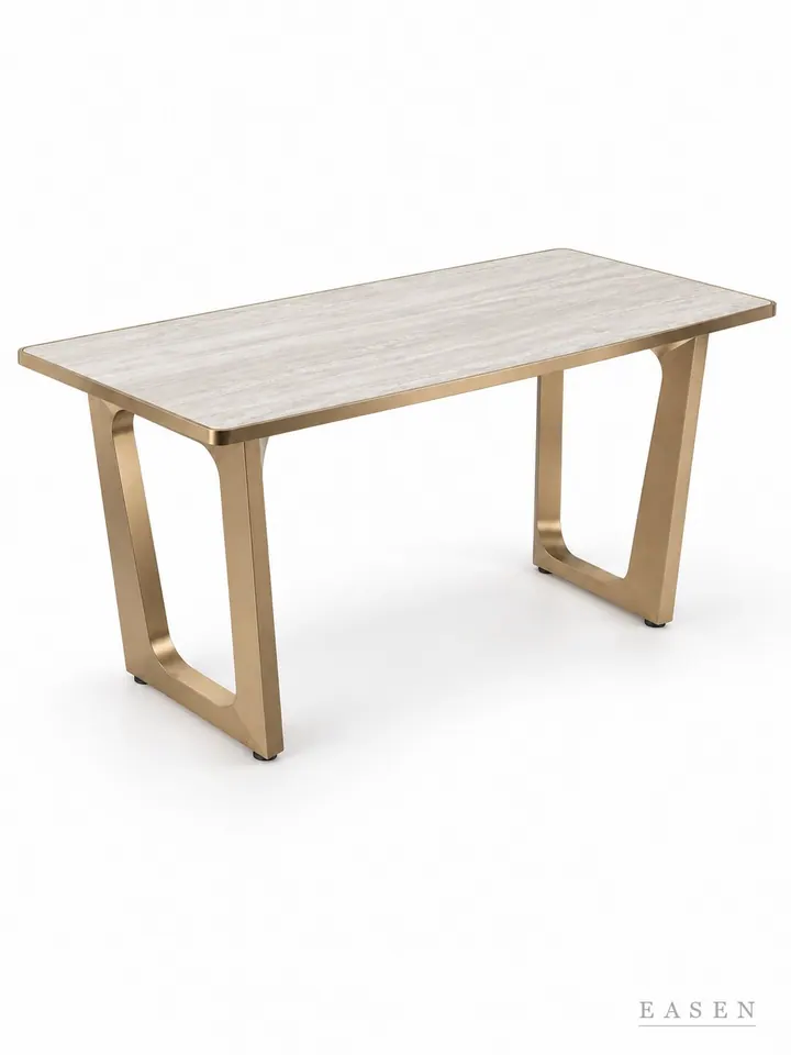 Pure Folded Screen Long Table — Hotel & Lounge Table