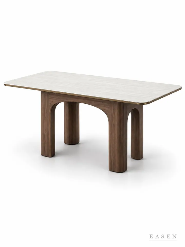 Ivory Four Arch Long Table — Hotel & Lounge Table