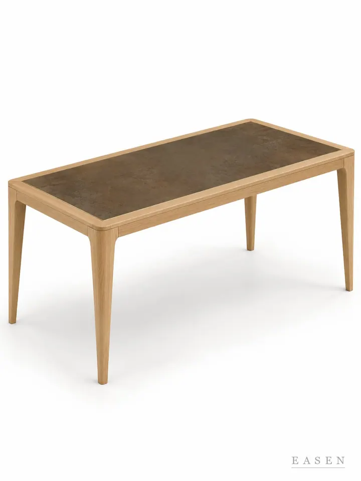 Manhattan Wood Frame Long Table — Hotel & Lounge Table