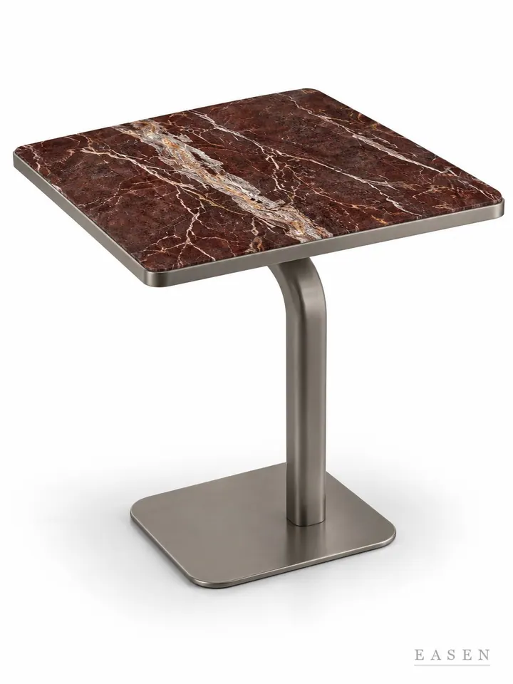 Violet Offset Arc Square Table — Hotel & Lounge Table