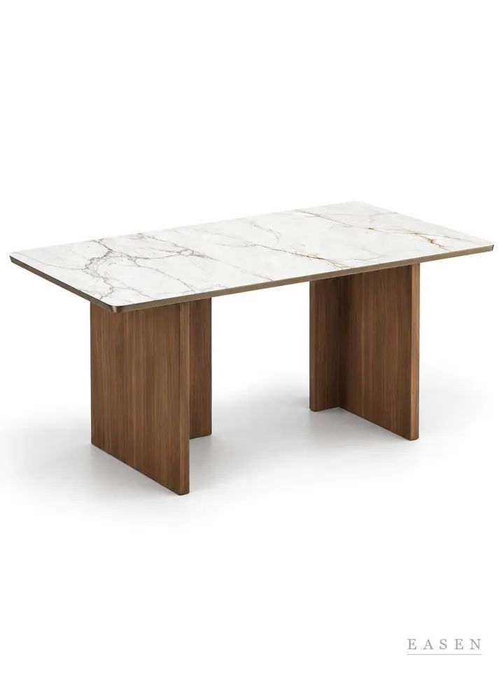 Golden Screen Twin Long Table — Hotel & Lounge Table