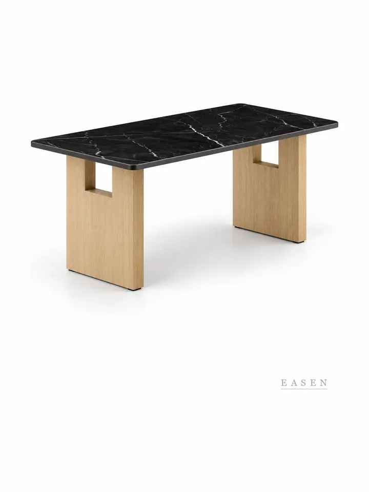 Alsace Black Groove Long Table — Hotel & Lounge Table