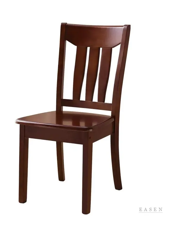 Slatted High-Back Wood Chair — Restaurant Chair