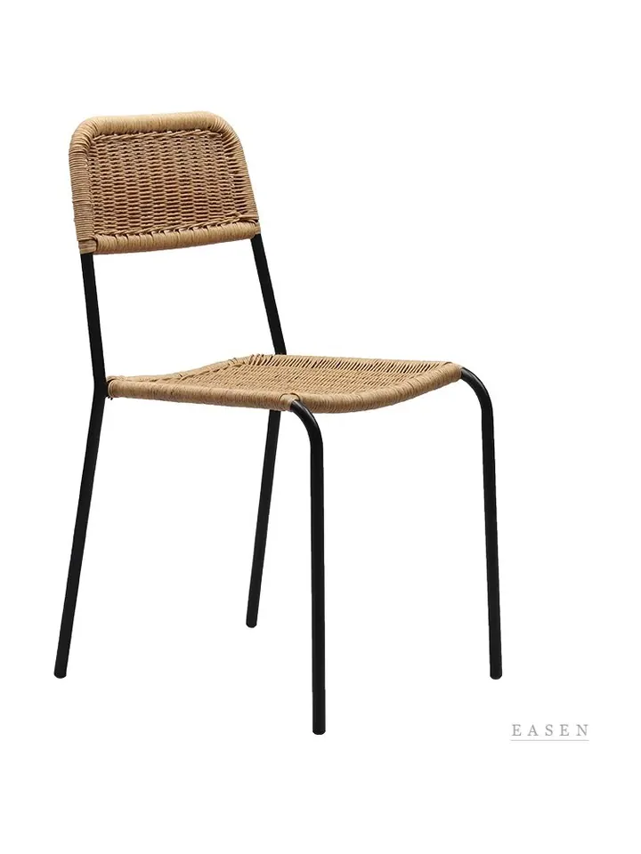 Woven Rattan Stacking Chair — Café Chair