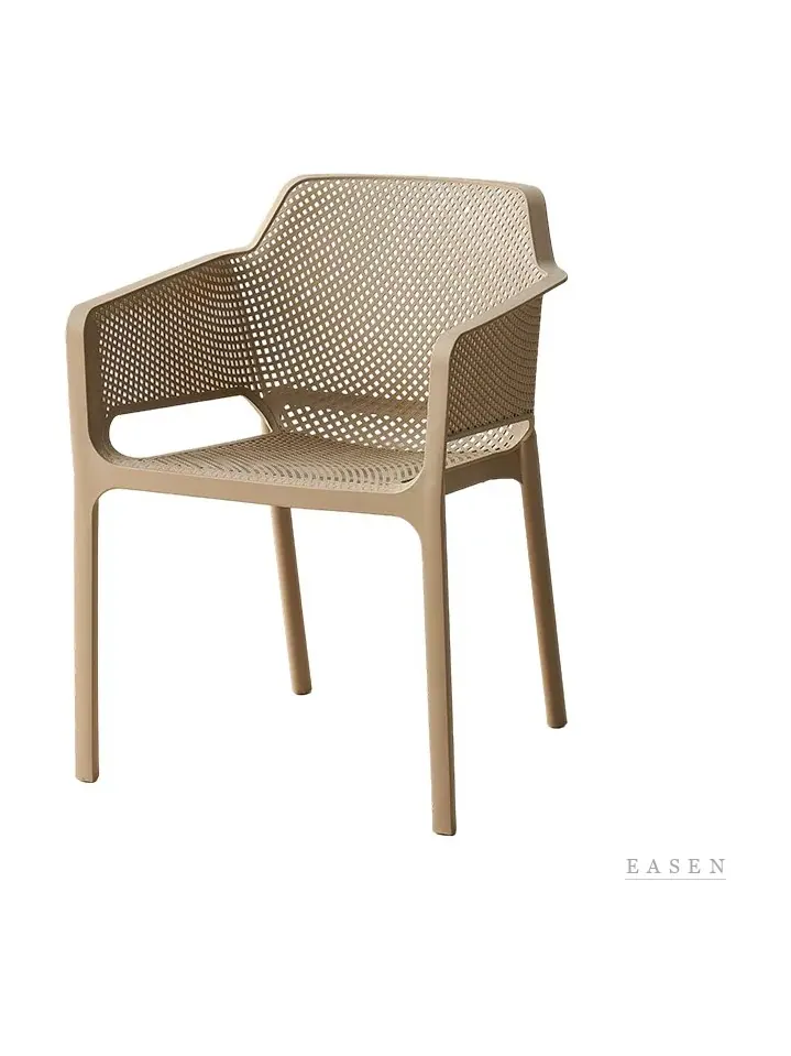 Perforated Mesh Stacking Armchair — Outdoor Chair