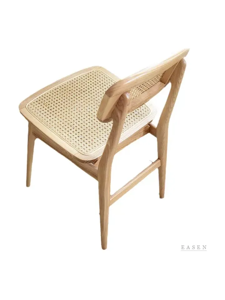 Oak Cane Lounge Dining Chair — Café Chair