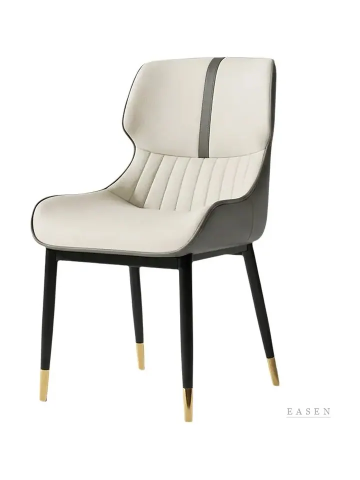 Channel-Quilted Cream Chair — Restaurant Chair