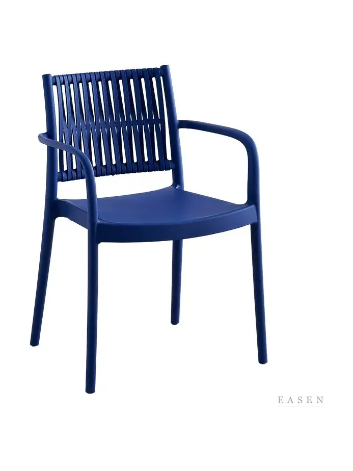 Slatted Polypropylene Armchair — Restaurant Chair