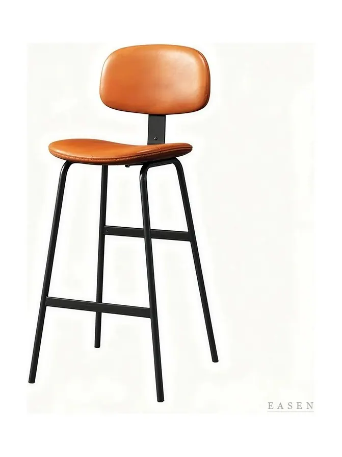 Padded Round-Back Bar Stool — Restaurant Chair