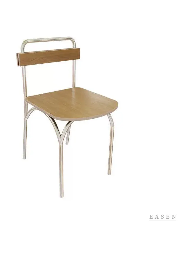 Handle-Back Tube Oak Chair — Café Chair