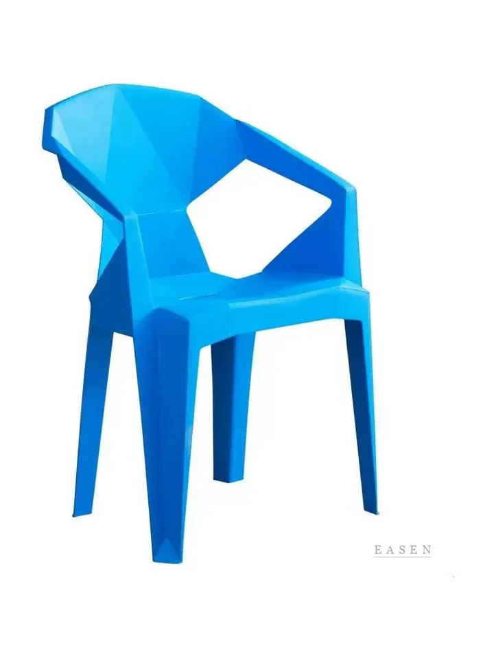 Faceted Geometric Armchair — Outdoor Chair
