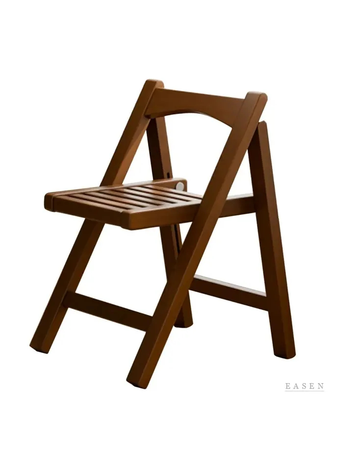 Slatted Wood Folding Chair — Café Chair