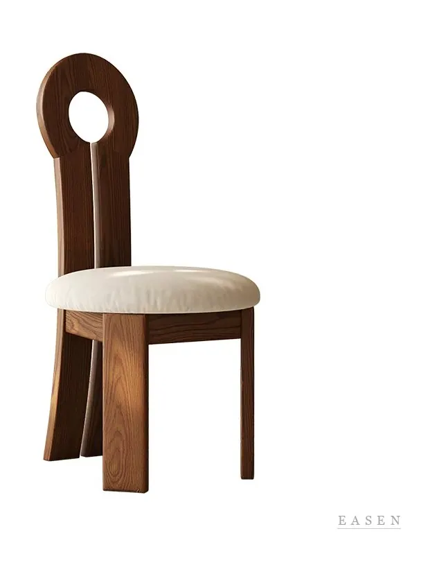 Round-Hole High-Back Chair — Café Chair