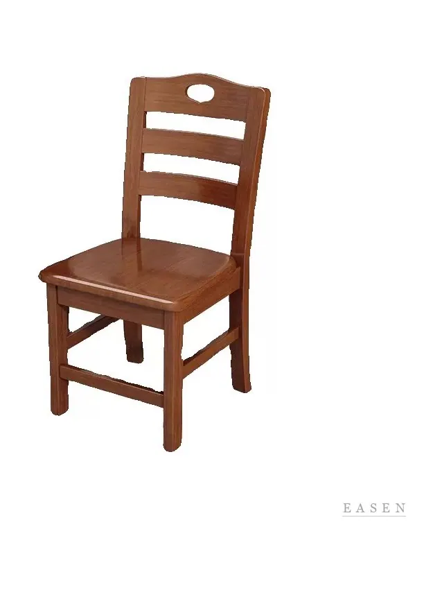 Round-Hole Slat-Back Chair — Restaurant Chair