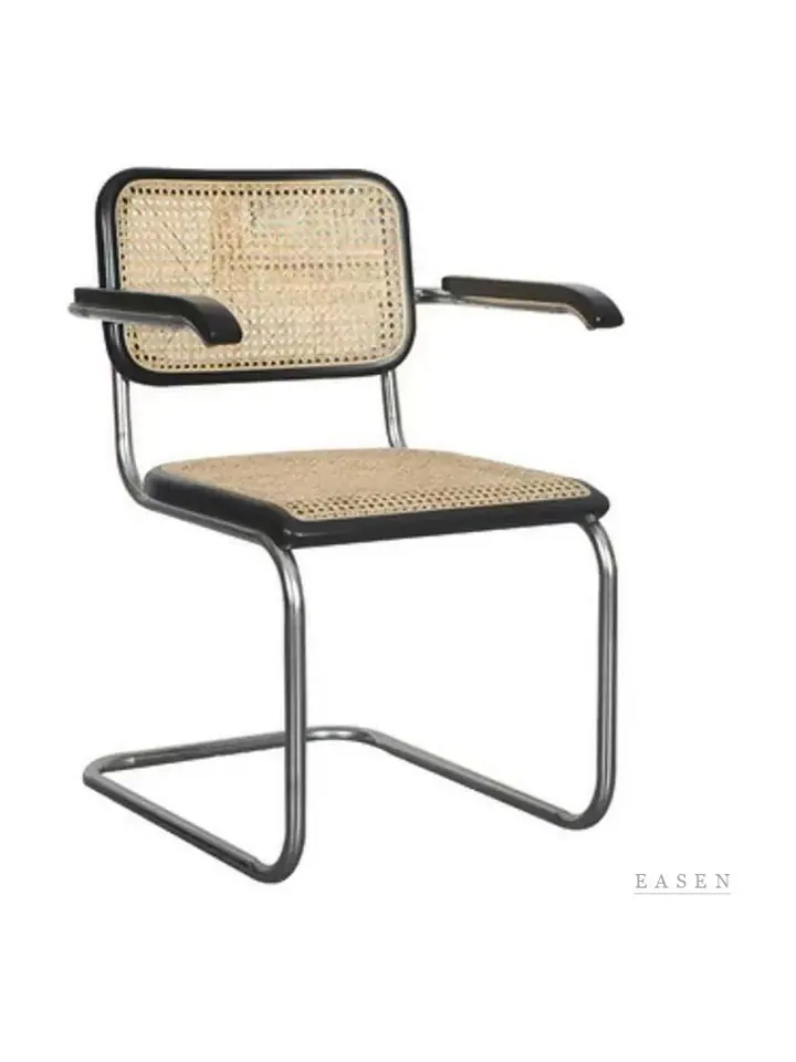 Chrome Cantilever Cane Armchair — 3