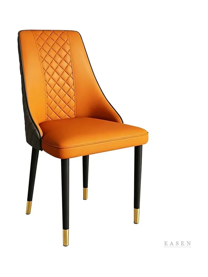 Diamond-Quilted High-Back Chair — Restaurant Chair