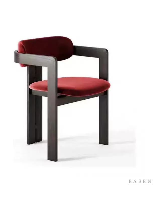 Panel-Frame Upholstered Armchair — Restaurant Chair