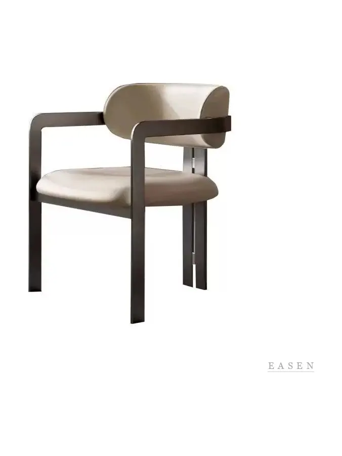 Panel-Frame Upholstered Armchair — 3