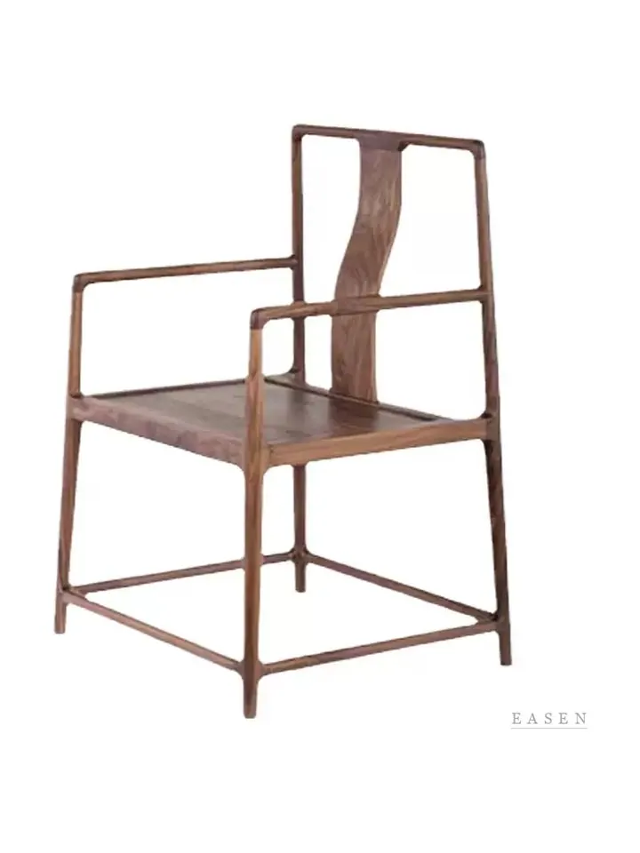 Chinese Square-Frame Armchair — Restaurant Chair