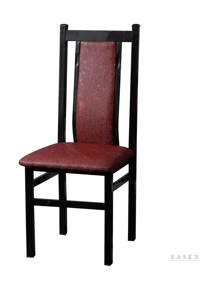 Red Upholstered Chinese Chair — Restaurant Chair
