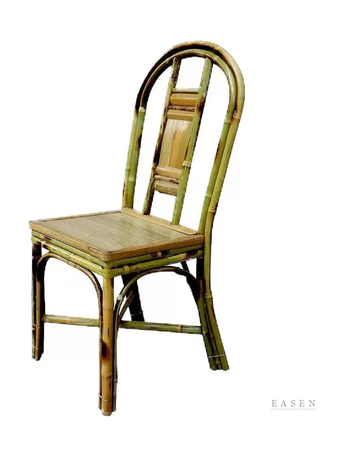 Bamboo-Look High-Back Chair — Café Chair
