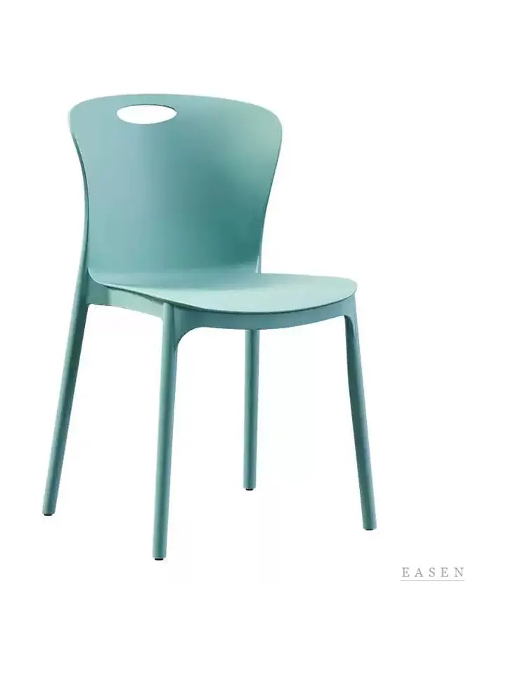 Teal Oval-Handle Chair — Café Chair