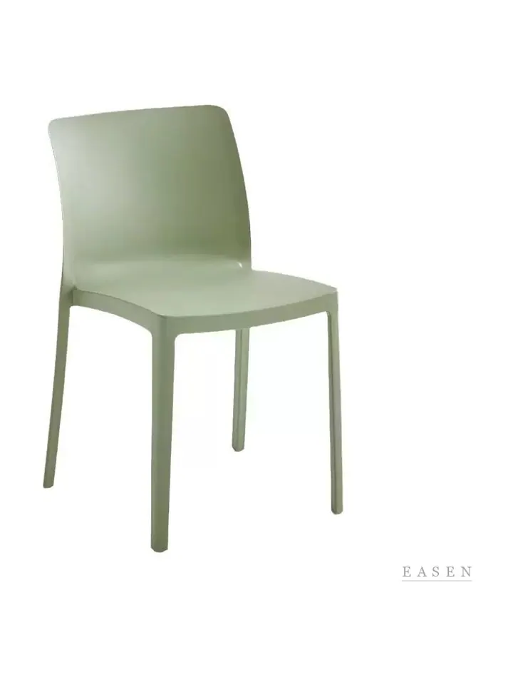 One-Piece Square-Back Chair — Café Chair