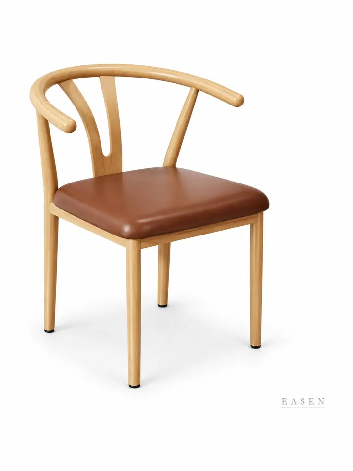 Y-Back Wood-Look Chair — Café Chair