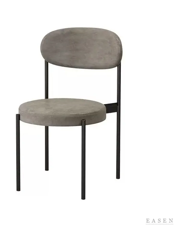 Round-Back Slim-Tube Chair — Café Chair