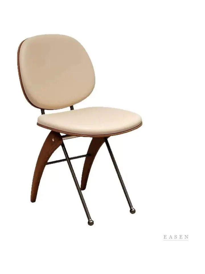 Oval-Back Mixed-Leg Chair — Café Chair