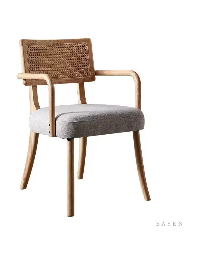 Bent-Arm Cane Armchair — Café Chair