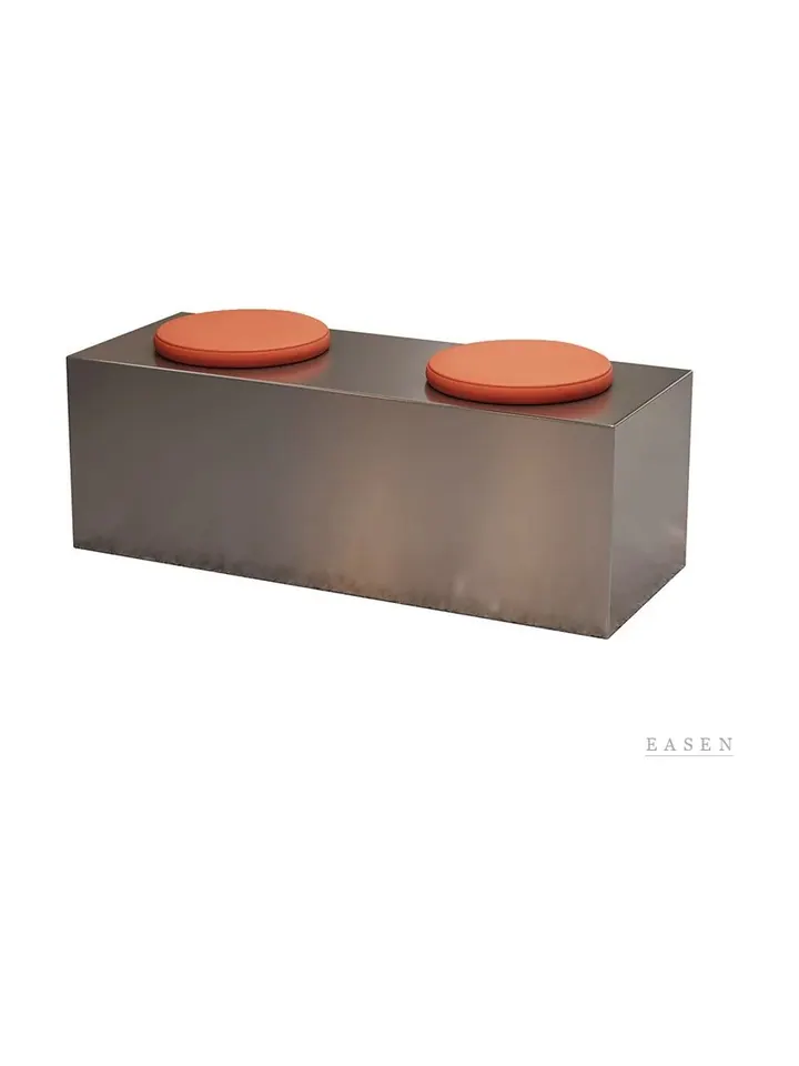 Round-Cushion Box Bench — 4