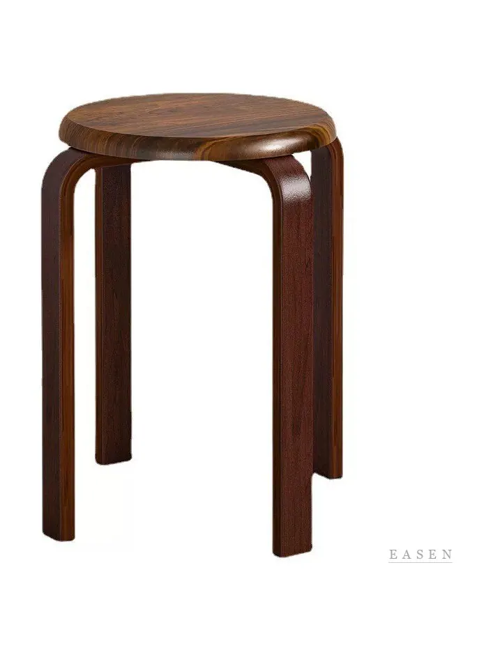 Three-Leg Bentwood Stool — Café Chair