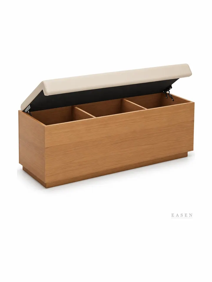 Flip-Lid Storage Bench — 3