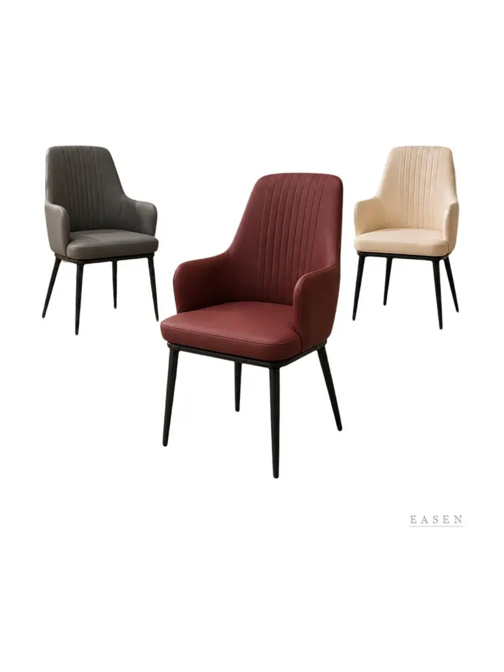 Vertical-Rib Wrap Armchair — Restaurant Chair