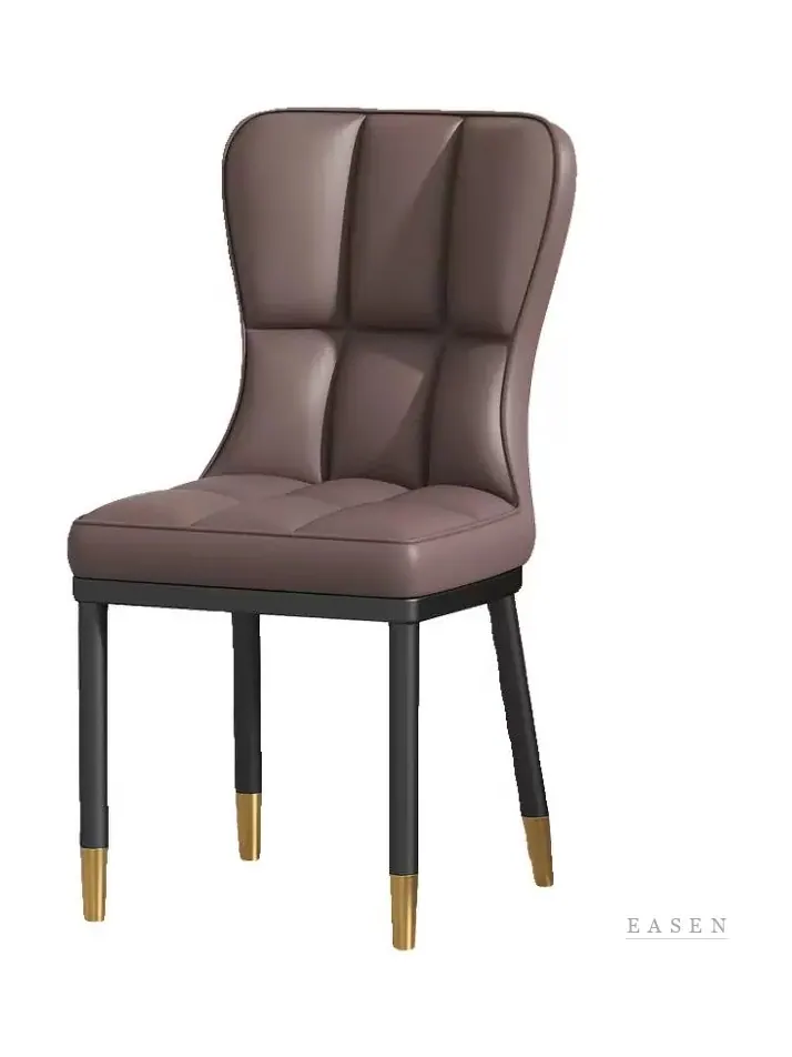 Six-Panel Tufted High-Back Chair — Restaurant Chair