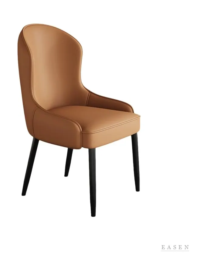 Small Wing-Back Tan Chair — Restaurant Chair