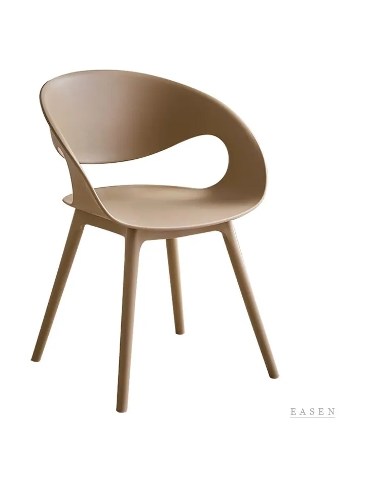 Open-Ring Plastic Chair — Café Chair